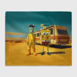 Плед 3D Sponge Bob and Squidward - Breaking bad