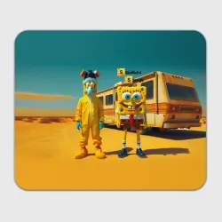 Прямоугольный коврик для мышки Sponge Bob and Squidward - Breaking bad