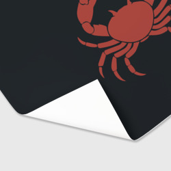 Бумага для упаковки 3D Красный краб - фото 2