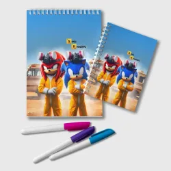 Блокнот Sonic and echidna Knuckles - Breaking bad soap opera