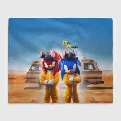 Плед 3D Sonic and echidna Knuckles - Breaking bad soap opera