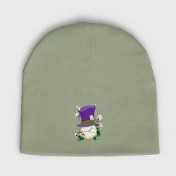 Женская шапка демисезонная Алиса в зазеркалье