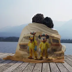 Плед 3D Mickey and Pluto - Breaking bad soap opera - фото 2