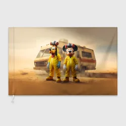 Флаг 3D Mickey and Pluto - Breaking bad soap opera