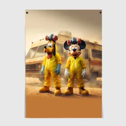 Постер Mickey and Pluto - Breaking bad soap opera