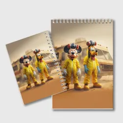Блокнот Mickey and Pluto - Breaking bad soap opera - фото 2