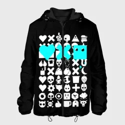 Мужская куртка 3D Love Death and Robots синий