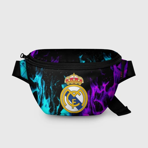 Поясная сумка 3D Real Madrid неоновый огонь