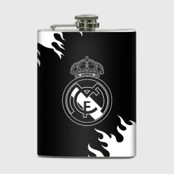 Фляга Real Madrid белый огонь текстура
