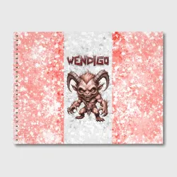Альбом для рисования Wendigo - злой дух голода