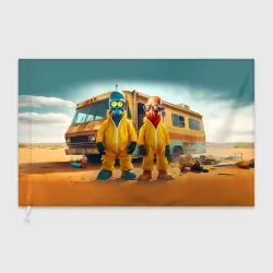 Флаг 3D Zoidberg and Bender - Breaking bad soap opera