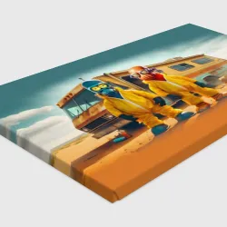 Холст прямоугольный Zoidberg and Bender - Breaking bad soap opera - фото 2