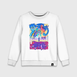 Детский свитшот хлопок KPop Demon Hunters and Saja Boys