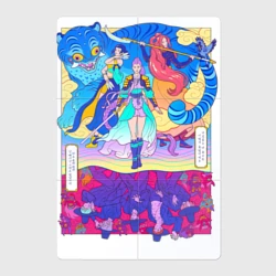 Магнитный плакат 2Х3 KPop Demon Hunters and Saja Boys