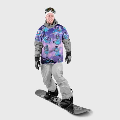 Накидка на куртку 3D Тигр с сорокой 