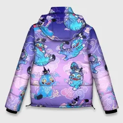 Мужская зимняя куртка 3D Тигр с сорокой  - фото 2
