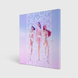 Холст квадратный Huntrix KPop Demon Hunters