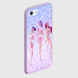 Чехол для iPhone 5/5S матовый Huntrix KPop Demon Hunters - фото 2