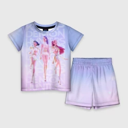 Детский костюм с шортами 3D Huntrix KPop Demon Hunters