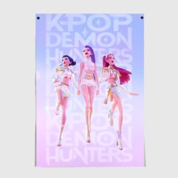 Постер Huntrix KPop Demon Hunters