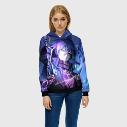 Женская толстовка 3D Кирилл Чудомирович Флинс Genshin Impact - фото 2