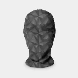 Маска карнавальная 3D Темная геометрия