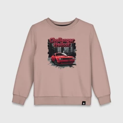 Детский свитшот хлопок Dodge hellcat