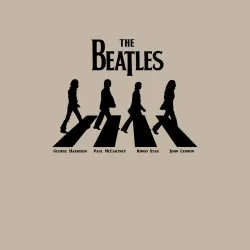 Мужской свитшот хлопок Beatles обложка - фото 2