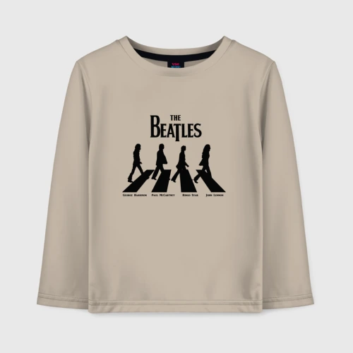 Детский лонгслив хлопок Beatles обложка