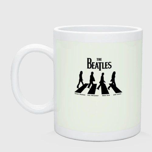 Кружка керамическая Beatles обложка