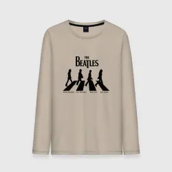 Мужской лонгслив хлопок Beatles обложка