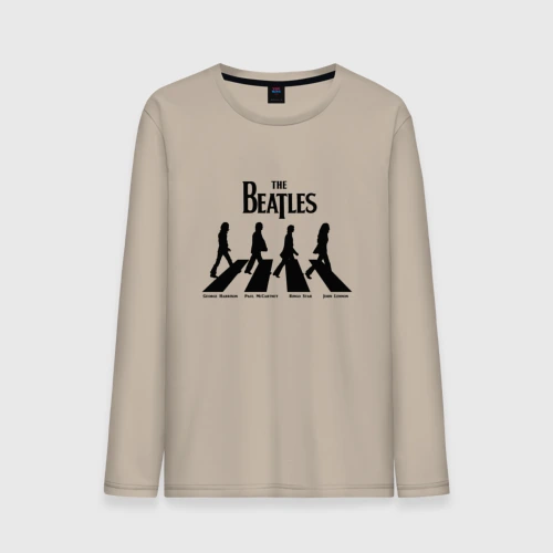 Мужской лонгслив хлопок Beatles обложка