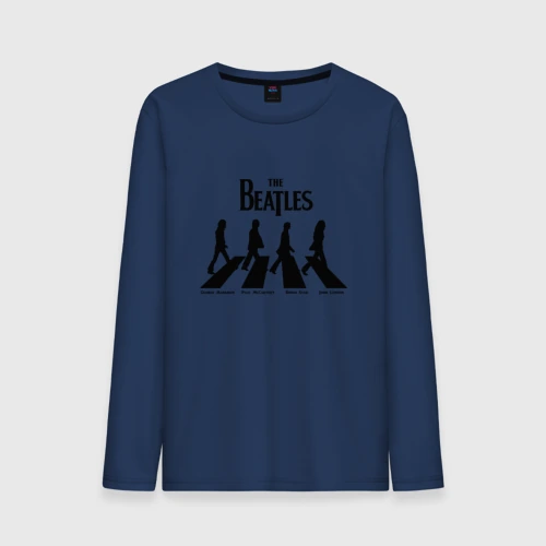 Мужской лонгслив хлопок Beatles обложка