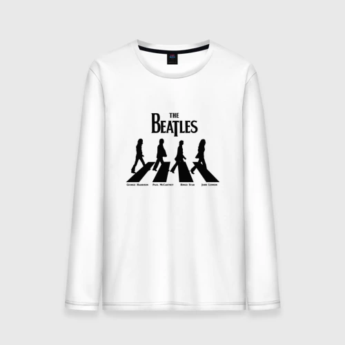 Мужской лонгслив хлопок Beatles обложка