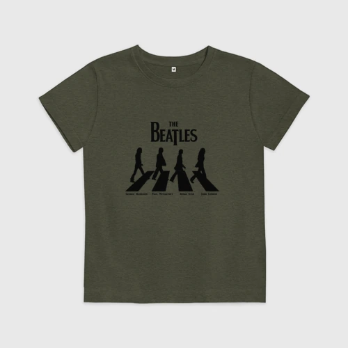 Детская футболка хлопок Beatles обложка