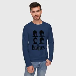 Мужской лонгслив хлопок Beatles исполнители - фото 2