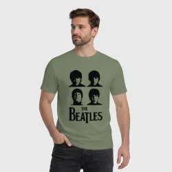 Мужская футболка хлопок Beatles исполнители - фото 2