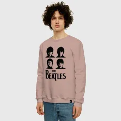 Мужской свитшот хлопок Beatles исполнители - фото 2