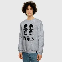 Мужской свитшот хлопок Beatles исполнители - фото 2