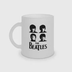 Кружка матовая стеклянная Beatles исполнители