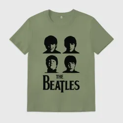Мужская футболка хлопок Beatles исполнители