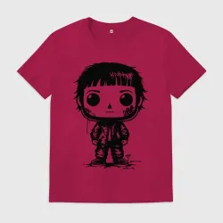 Мужская футболка хлопок Funko POP с тату на лице
