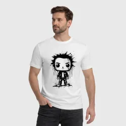 Мужская футболка хлопок Funko POP в стиле Бэнкси - фото 2