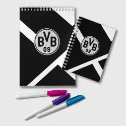 Блокнот Borussia black geometry