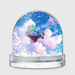 Игрушка Снежный шар Tiger Derpy in the clouds