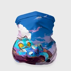 Бандана-труба 3D Tiger Derpy in the clouds