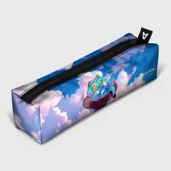 Пенал школьный 3D Tiger Derpy in the clouds