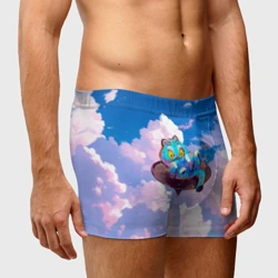 Мужские трусы 3D Tiger Derpy in the clouds - фото 2