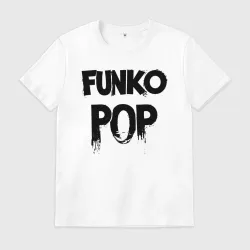 Мужская футболка хлопок Funko POP черное граффити