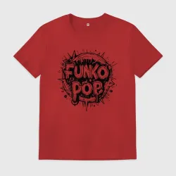 Мужская футболка хлопок Funko POP логотип